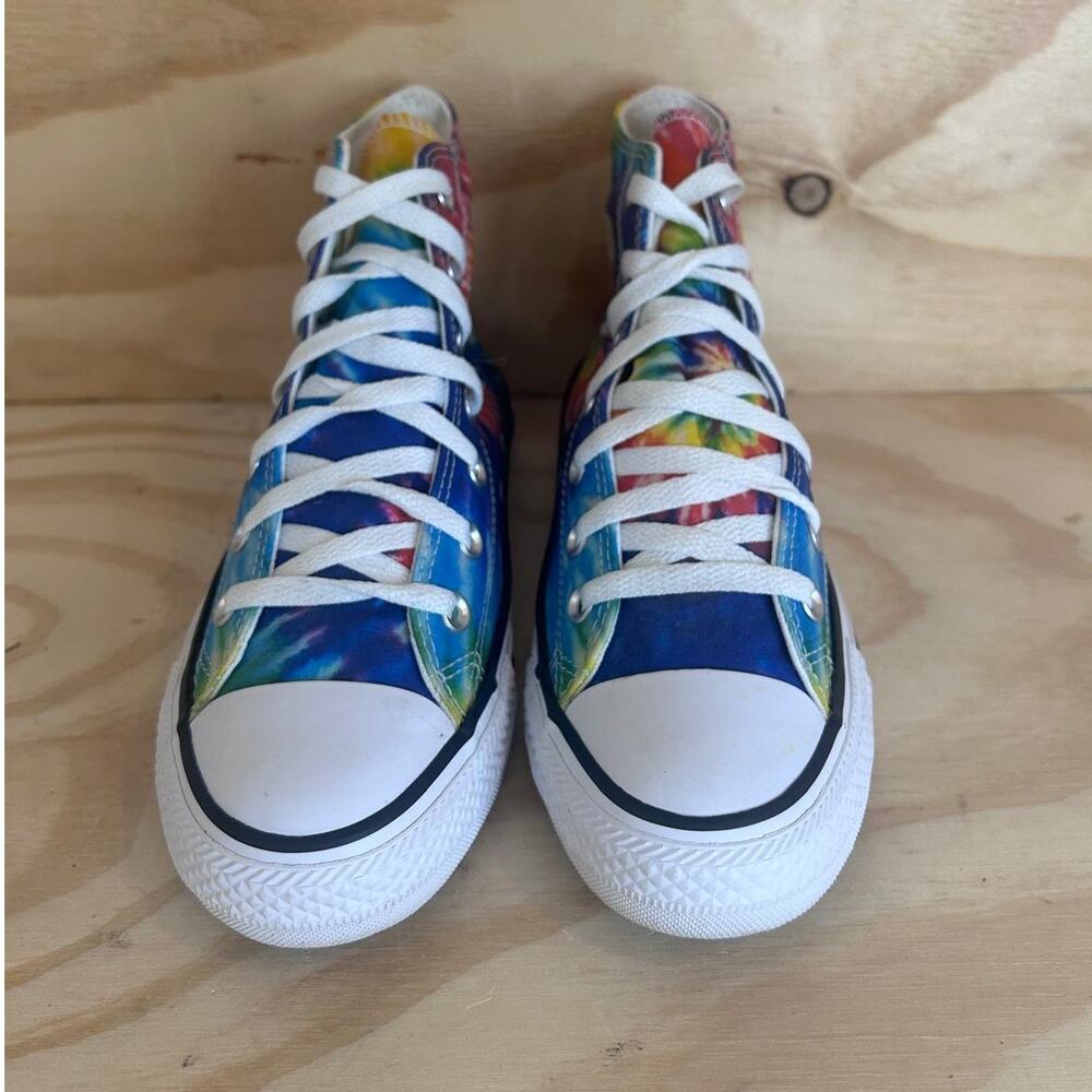 Converse All Star CT Pride Tie Dye Rainbow Sneakers Multicolor Womens 8 -168996F - Picture 3 of 10